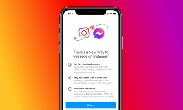 chat dari facebook dan instagram bakal digabung atau diintegrasikan. Bagaimana menurut lo bro?